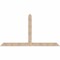Ekena Millwork Portland Smooth Timber Gable Bracket, Douglas Fir, 96"W x 52"H x 3 1/2"D x 5 1/2"F, 13/12 Pitch GBW096X52X0406POR00SDF - alternate 1